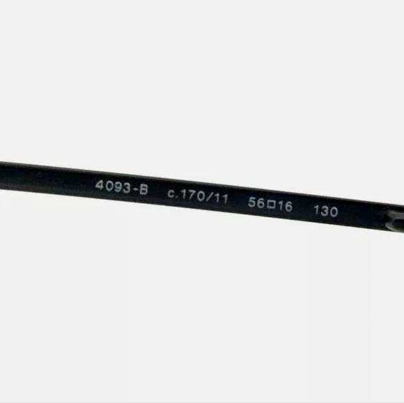 CHANEL RHINESTONE CC LOGO BLACK SUNGLASSES/P0788. - Picture 9 of 10